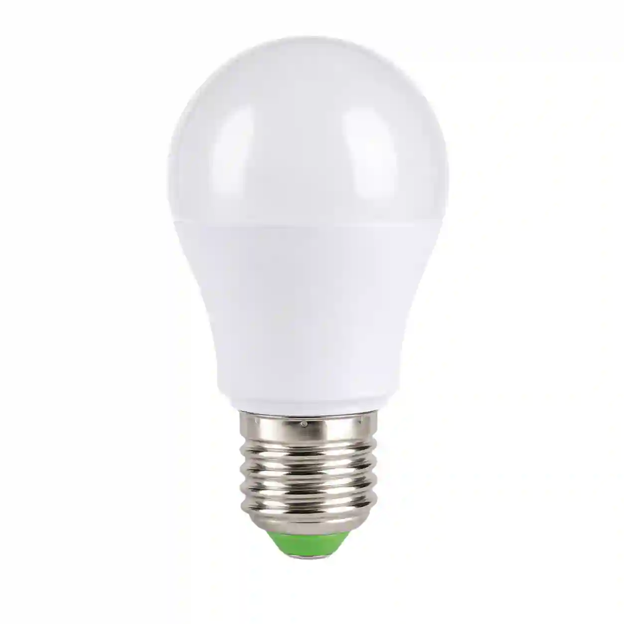 Bílá LED žárovka E27 s matnou baňkou a závitovou paticí